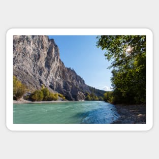 Canyon of the River Rhine Sticker